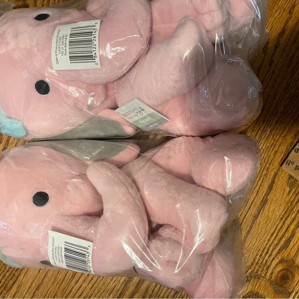 2 NWT & SEALED Bedtime Originals Twinkle Toes Elephant Plush Pink